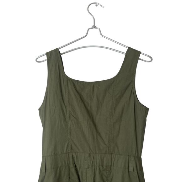 Forever 21 Jumpsuit Cargo Style Sleeveless Wide Leg Utility Fitted Size Small - Picture 8 of 11